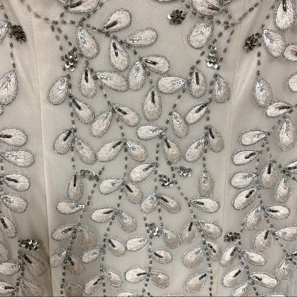 🆕 Vintage Sue Wong Nocturne Appliqué Ivory White Lace Formal Wedding Prom Dress - Picture 5 of 14